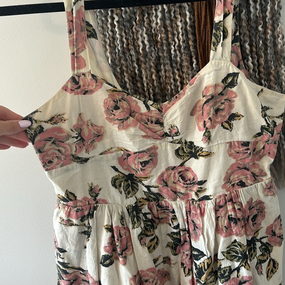 urban outfitters floral dress / tie back / size S - Picture 3 of 4